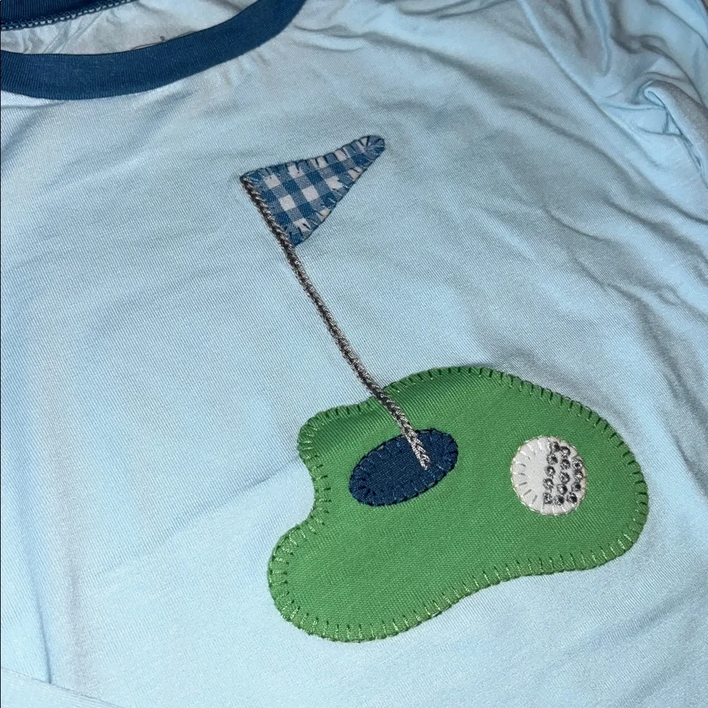 Mud Pie Toddler Boy Golf Bamboo Pajama Set 5T